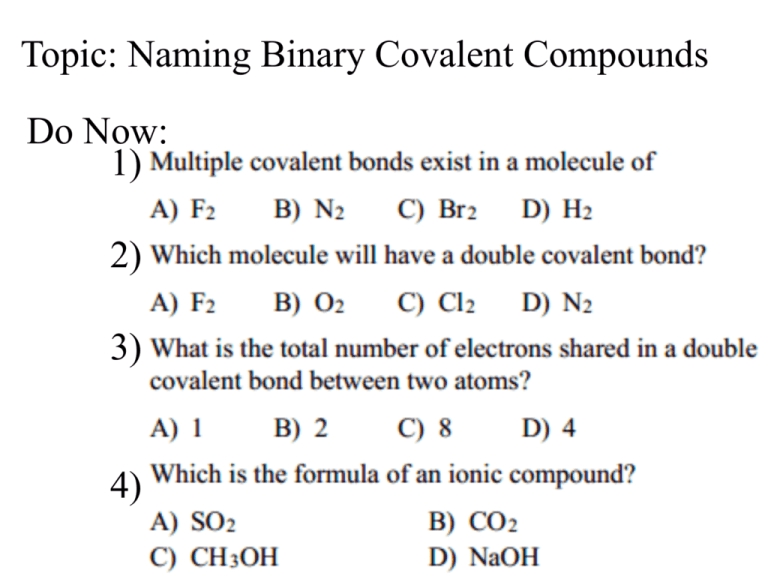 5 Ways to Master Naming Covalent Compounds