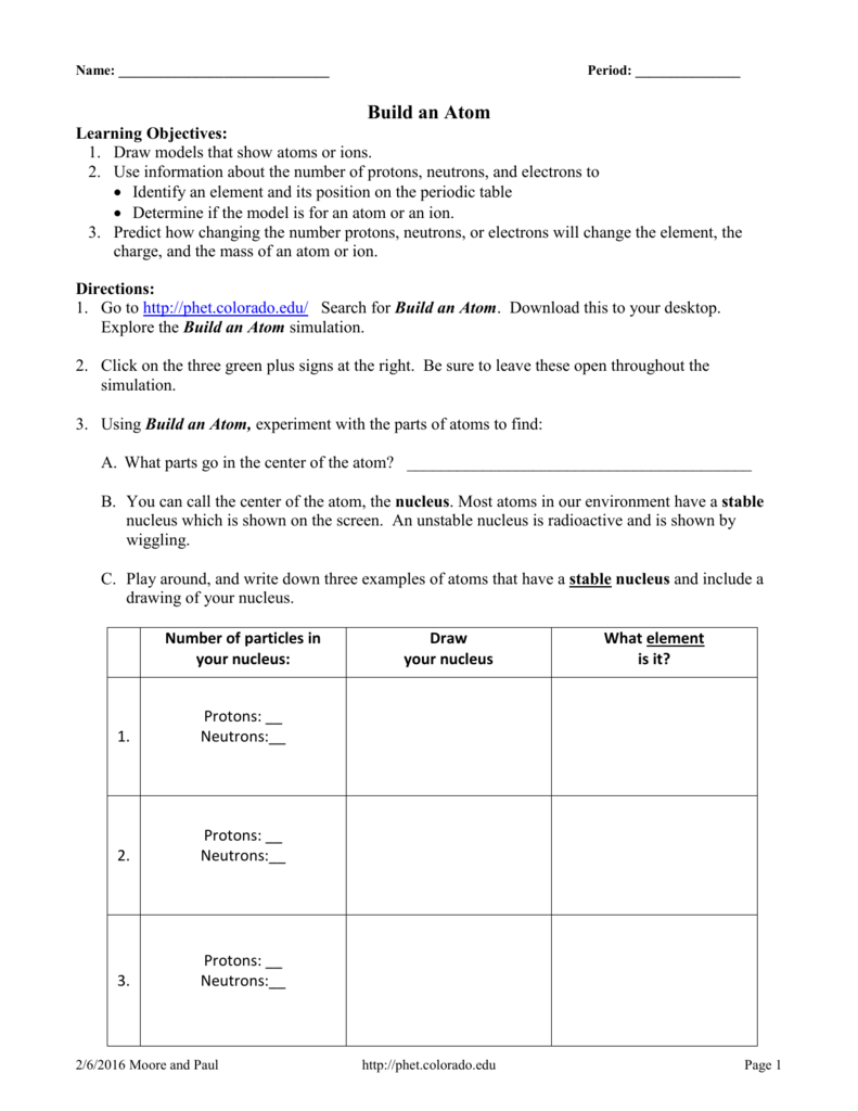 7 Ways to Ace Name That Atom Worksheet Answers