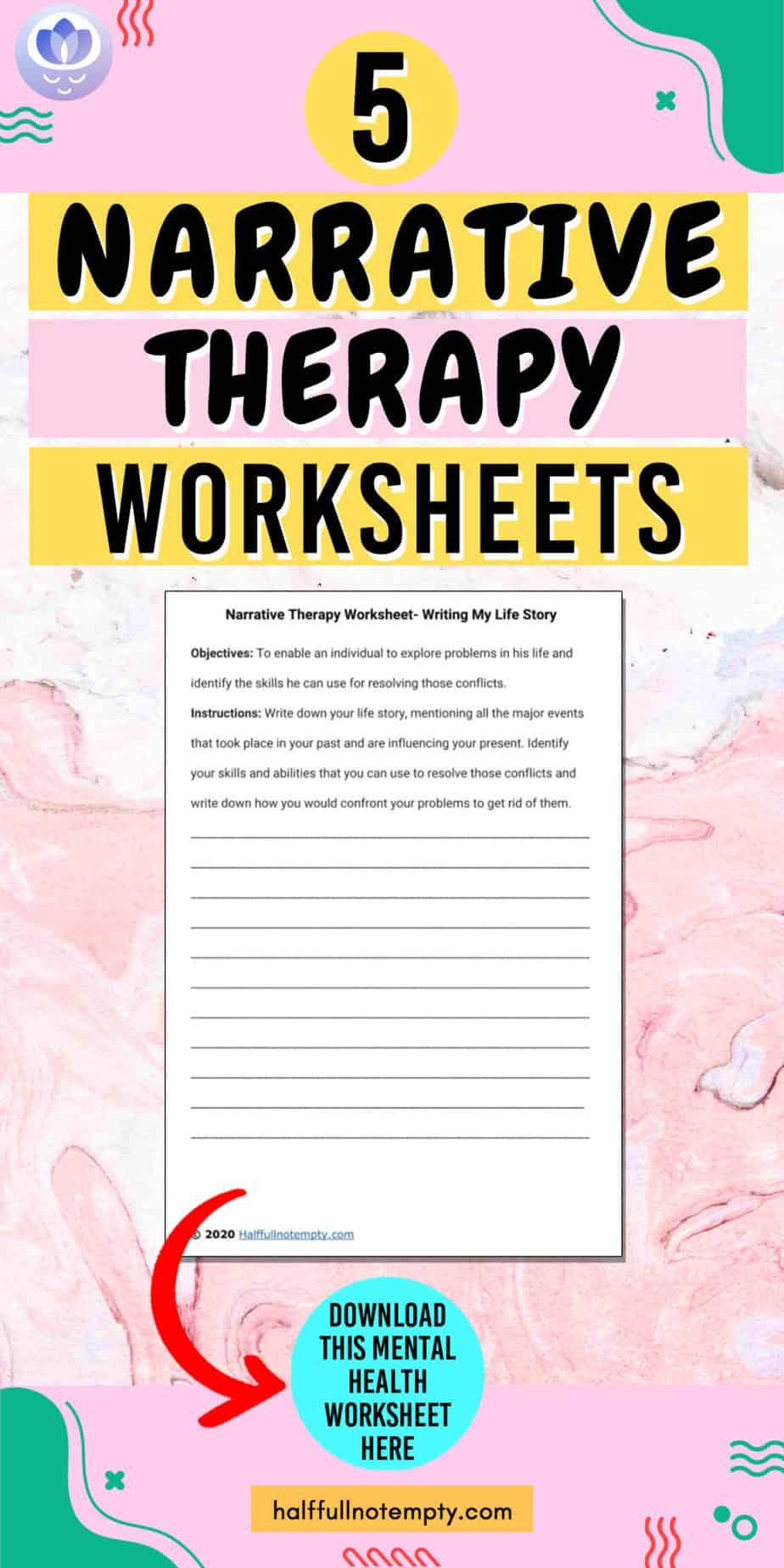 Narrative Therapy Worksheets for Healing and Personal Growth