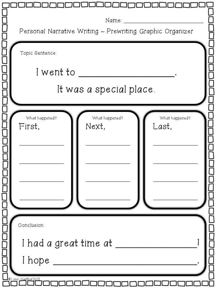 Narrative Writing Worksheets for Students