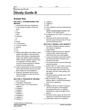 NC Worksheet B Answer Key and Study Guide