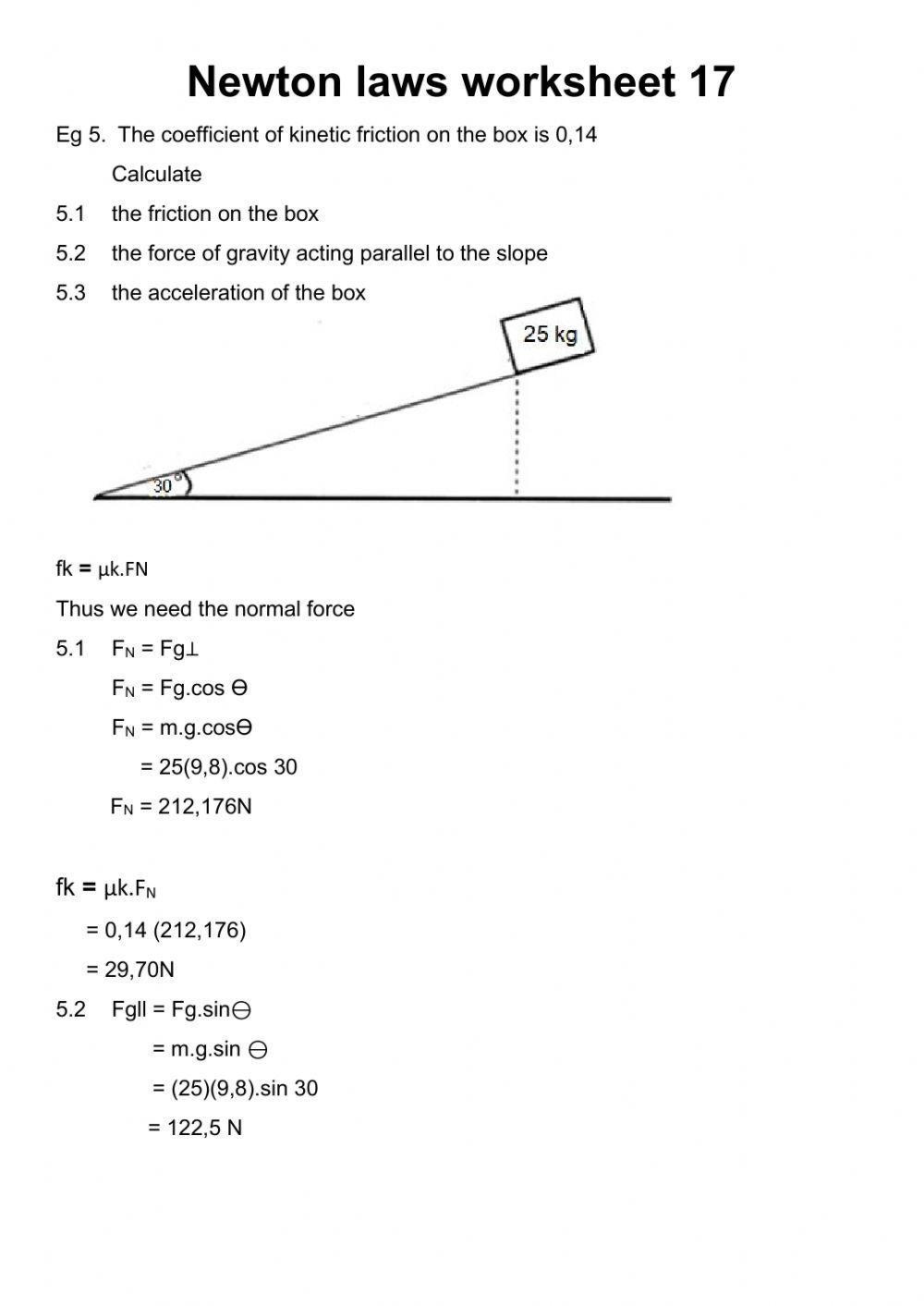 Mastering Newton's Laws Worksheet: Physics Essentials