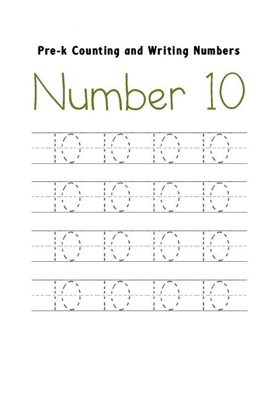 10 Fun Ways to Practice Number 10 Worksheets