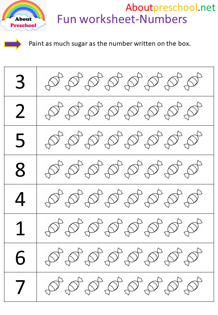 Number 25 Worksheet For Preschool