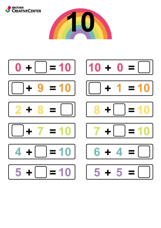 Number Bonds Kindergarten Worksheets for Fun Learning