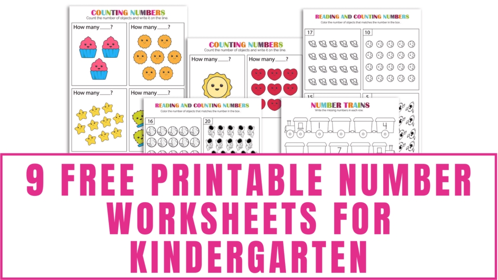 Number Practice Worksheets for Kids