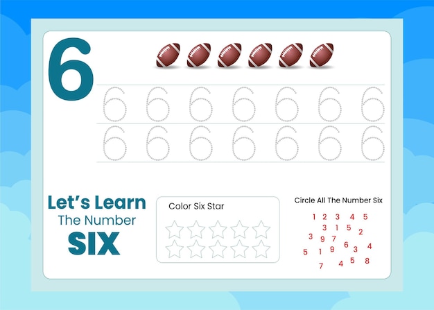 5 Fun Number Tracing Worksheets for Kids