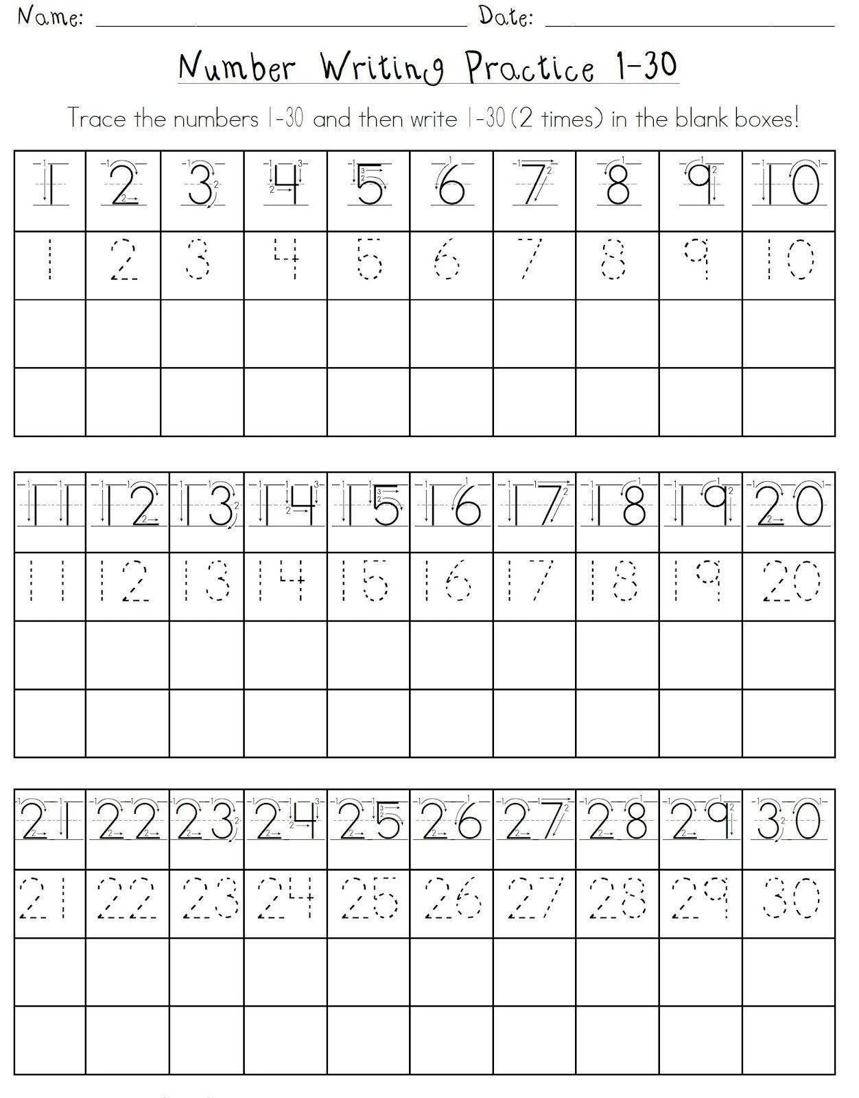 10 Fun Number Worksheets for Kindergarten Learning