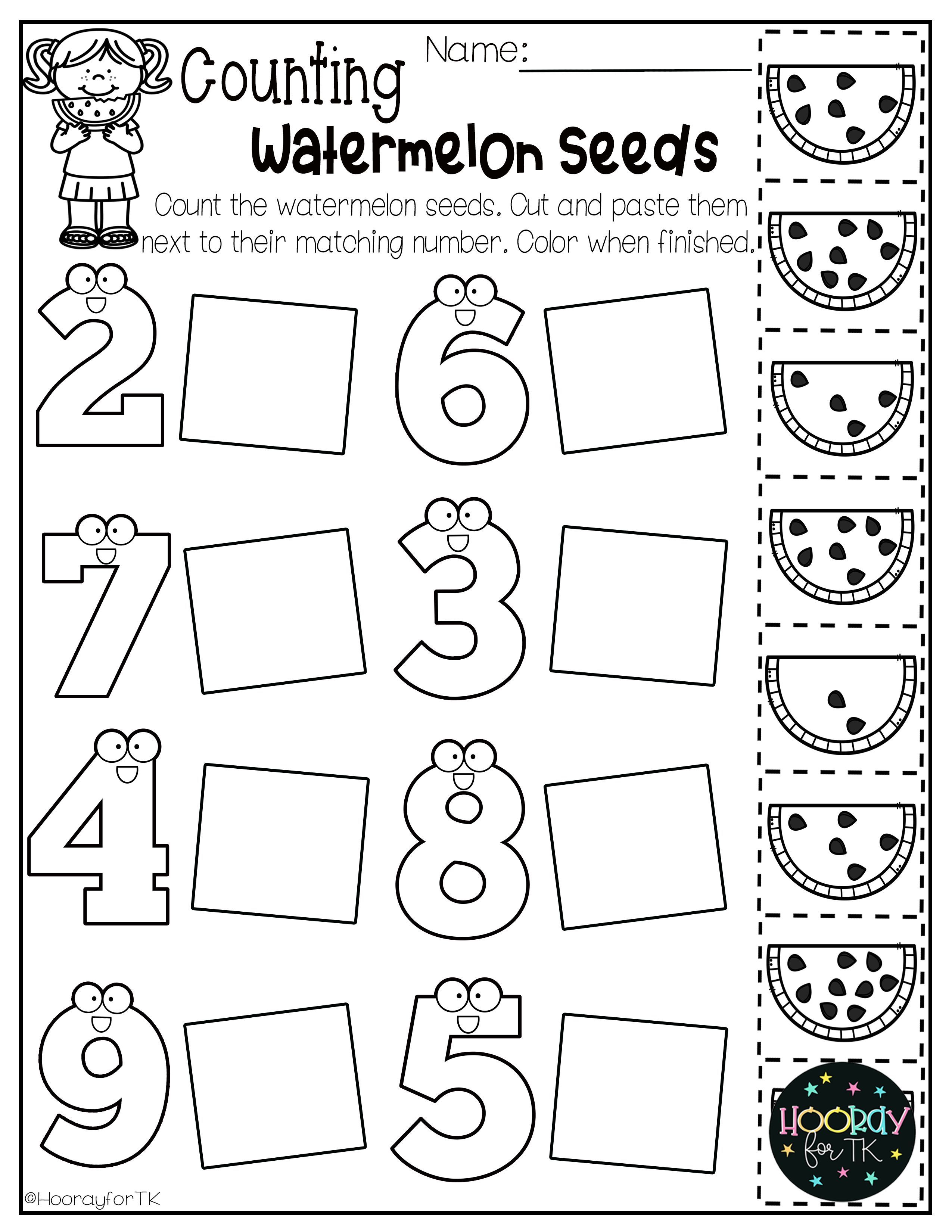 5 Fun Number Worksheets for Kindergarten