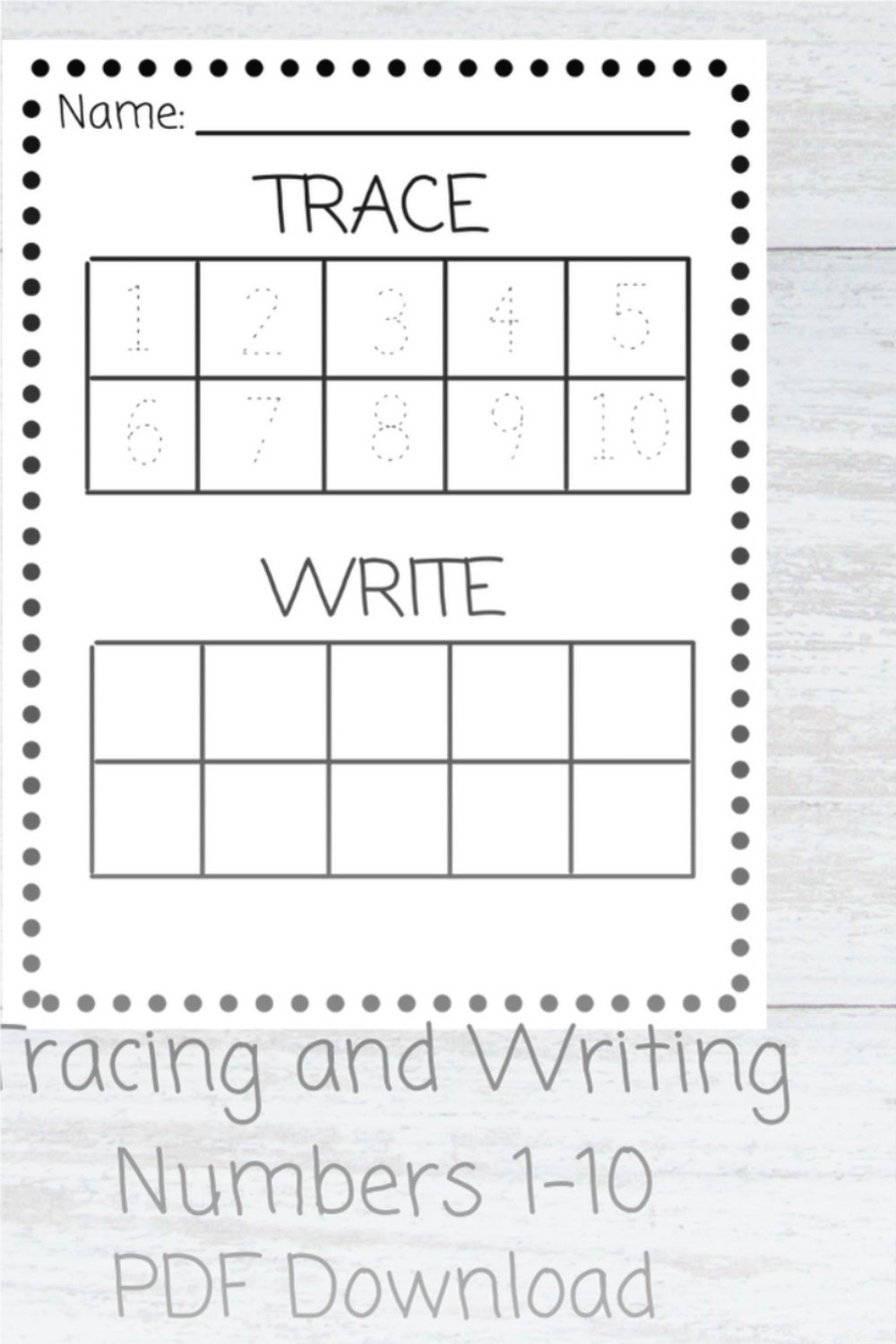 10 Ways to Master Numbers 1-10 Worksheet