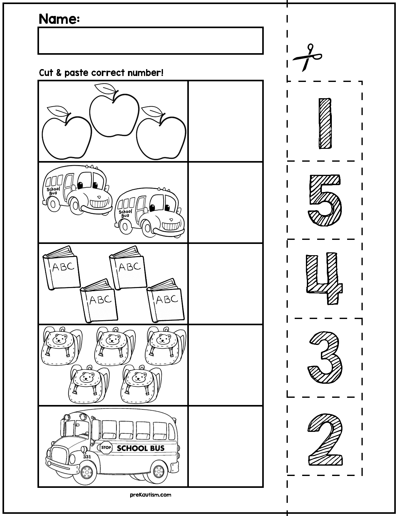 Fun Numbers 1-5 Worksheets for Kids to Learn and Enjoy