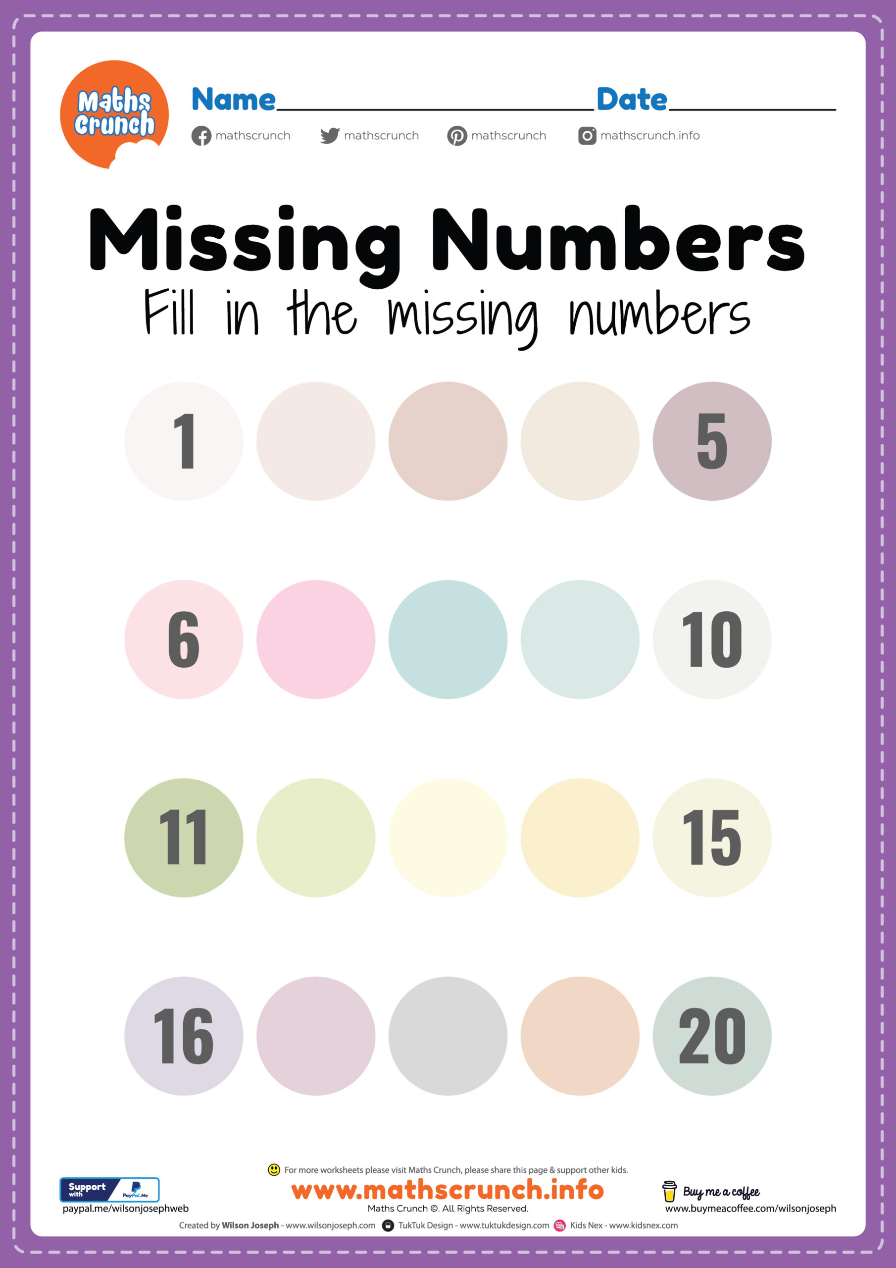 20 Fun Ways to Practice Numbers 1 to 20