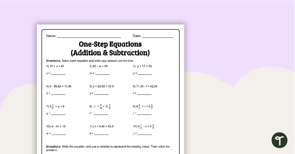 6 Ways to Solve One Step Equations Easily