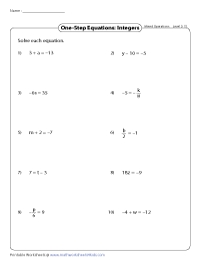 10 Ways to Solve One-Step Equations Easily