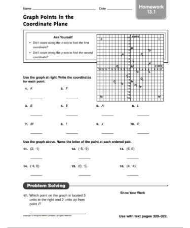 Ordered Pairs Worksheet Pdf