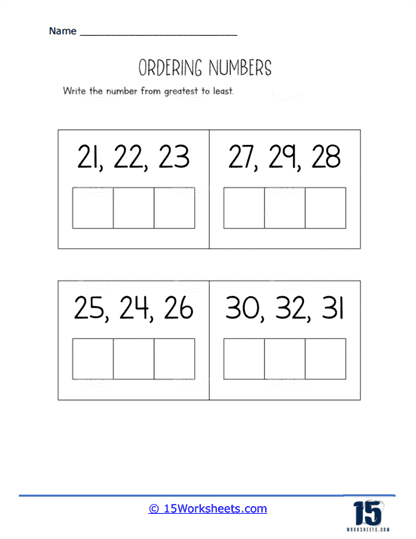 Ordering Numbers Made Easy with Our Worksheet Guide