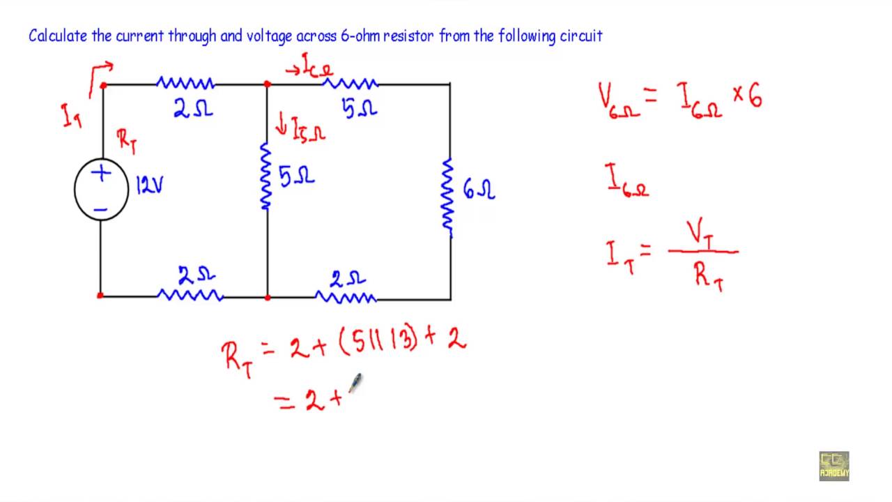 Parallel Circuit Diagram Calculation