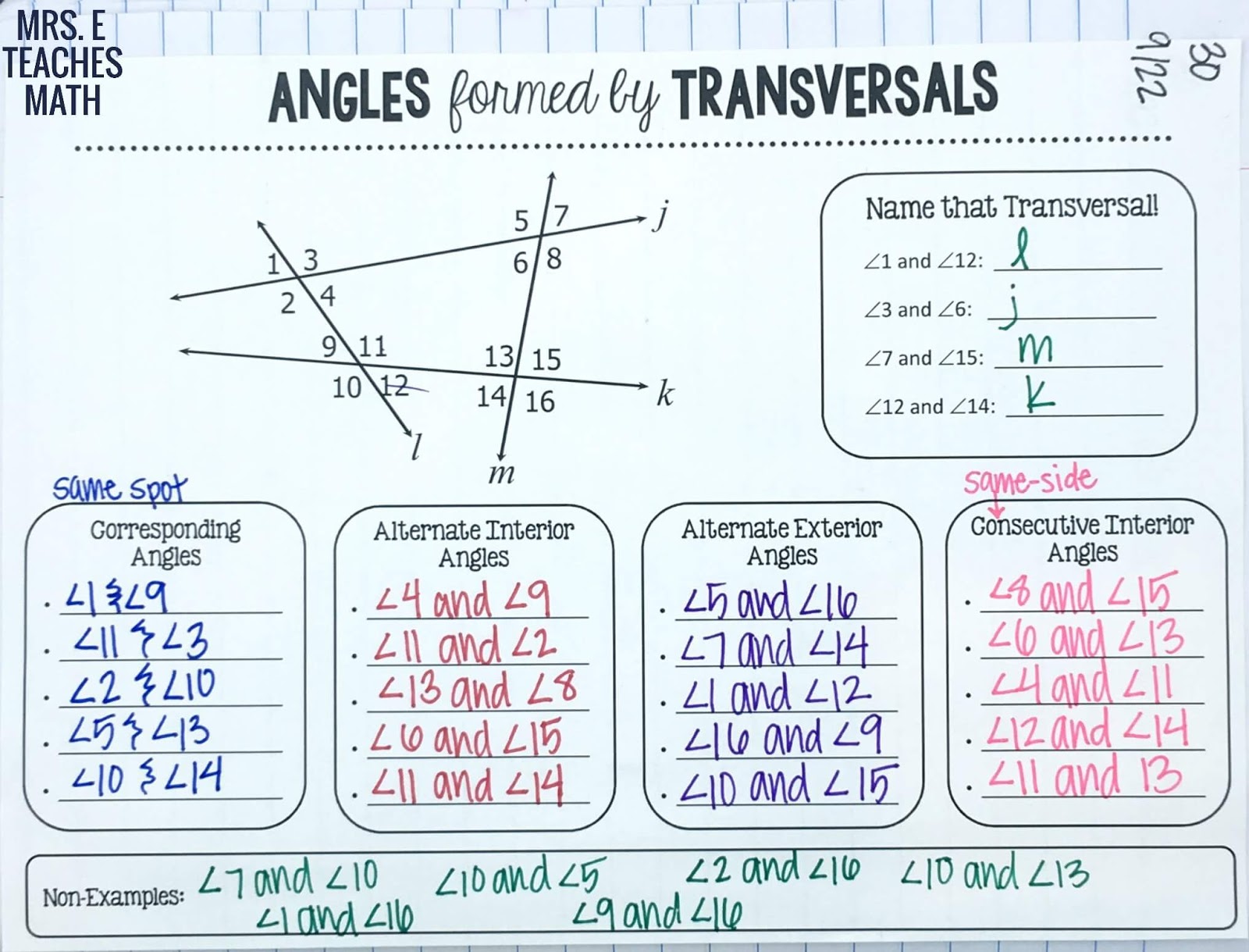 Parallel Lines Proofs Worksheet Pdf