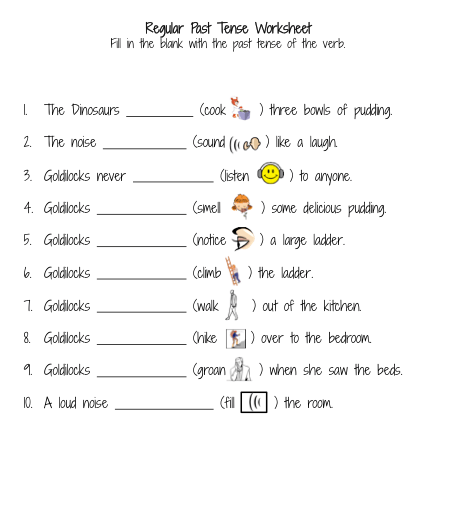 10 Fun Ways to Practice Past Tense Verb Worksheets