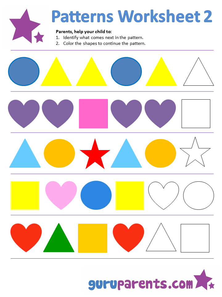 5 Pattern Blocks for Kindergarten Fun