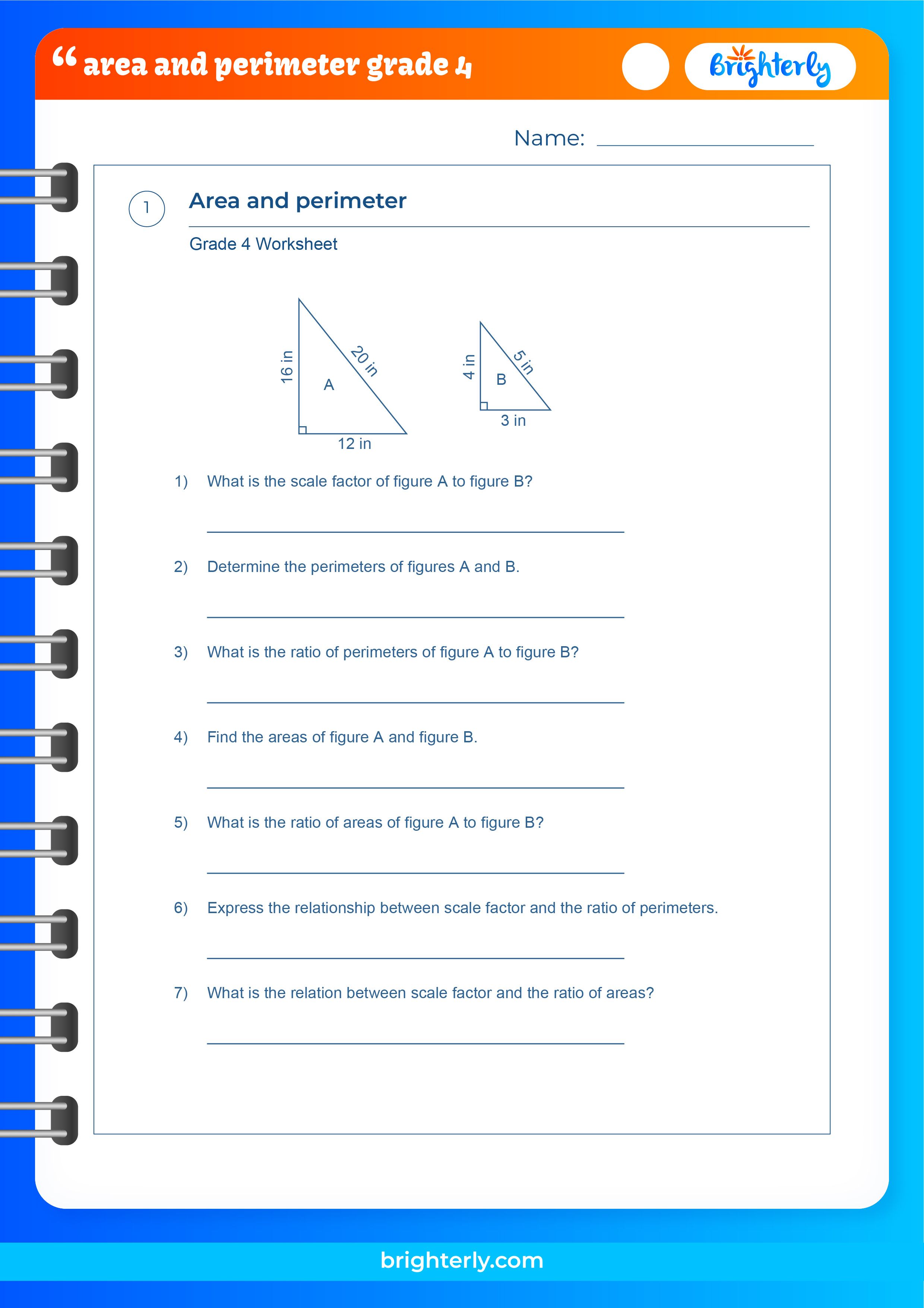 Grade 4 Perimeter Worksheets for Math Mastery