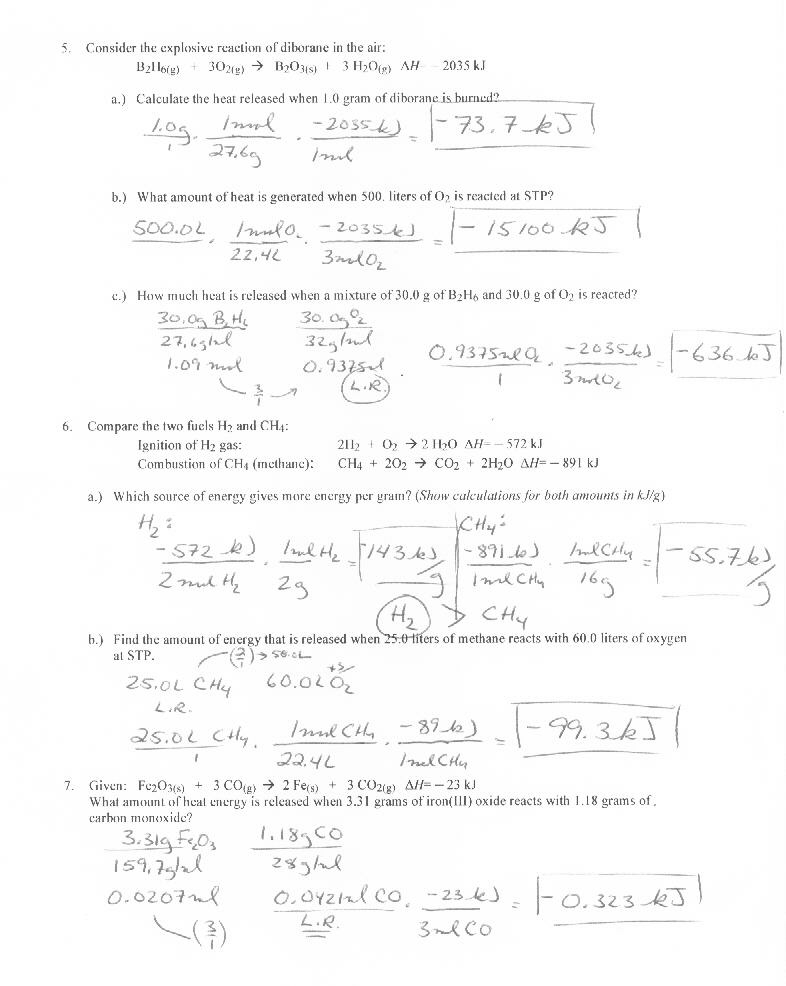 Phase Change Worksheet Answer Key