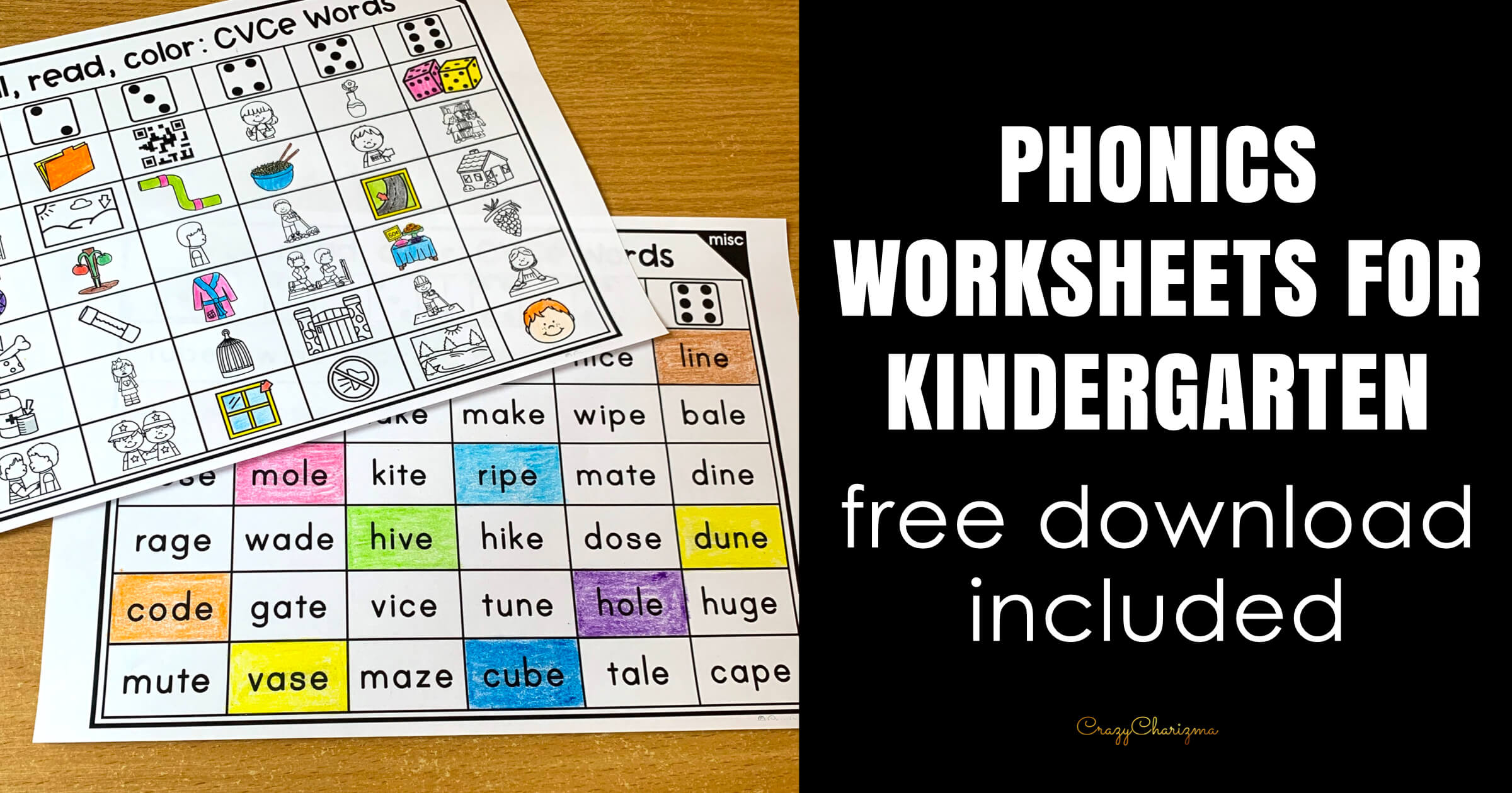 5 Fun Phonics Worksheets for Kindergarten