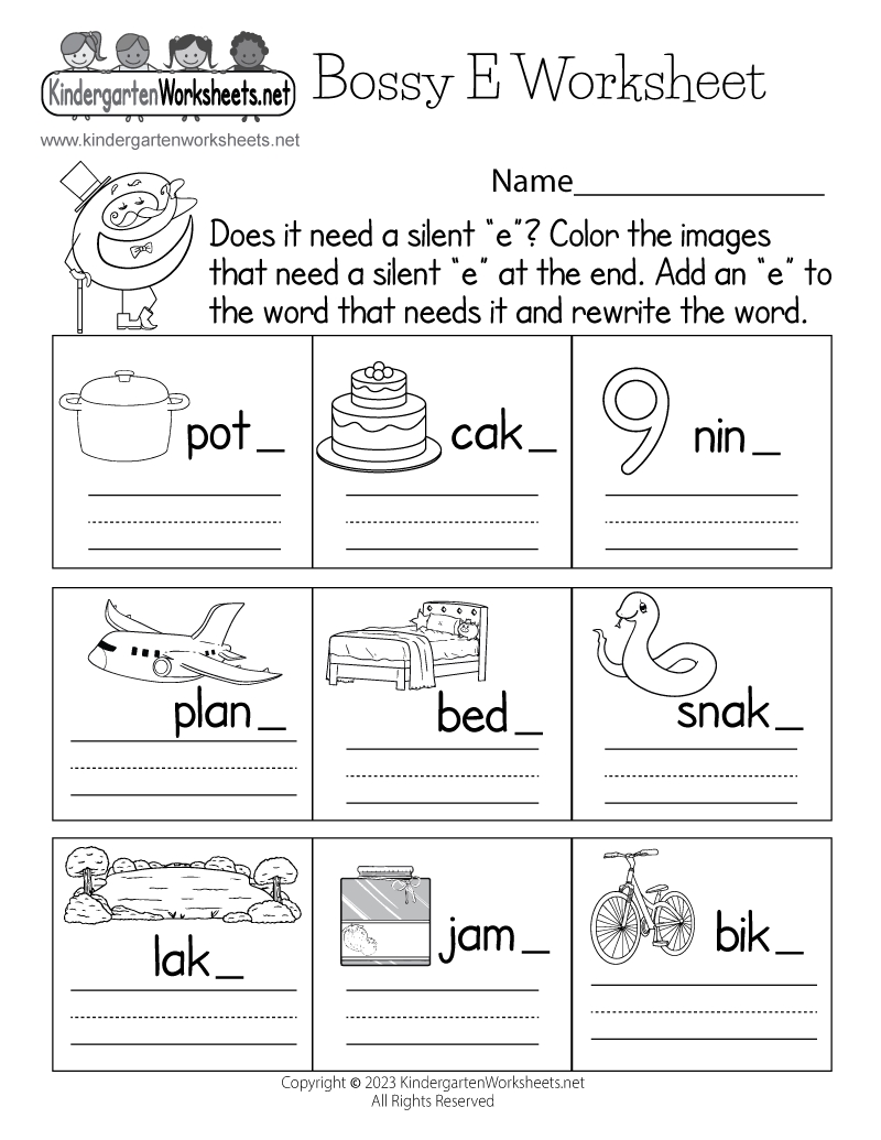 5 Fun Phonics Worksheets for Kindergarten