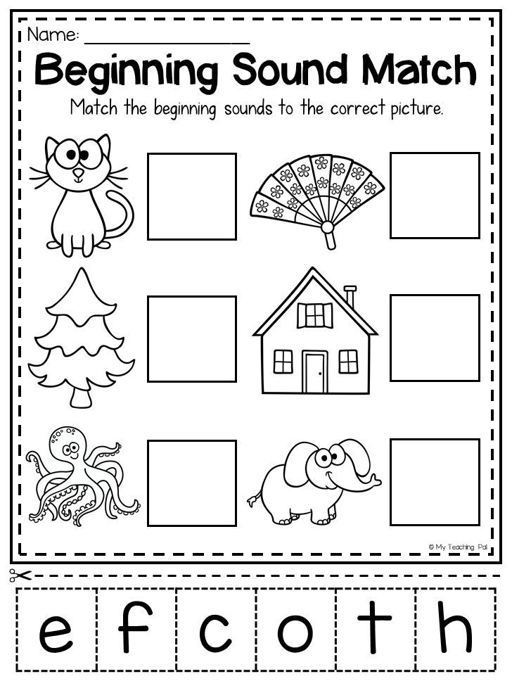 Free Phonics Worksheets for Kindergarten Learning Fun