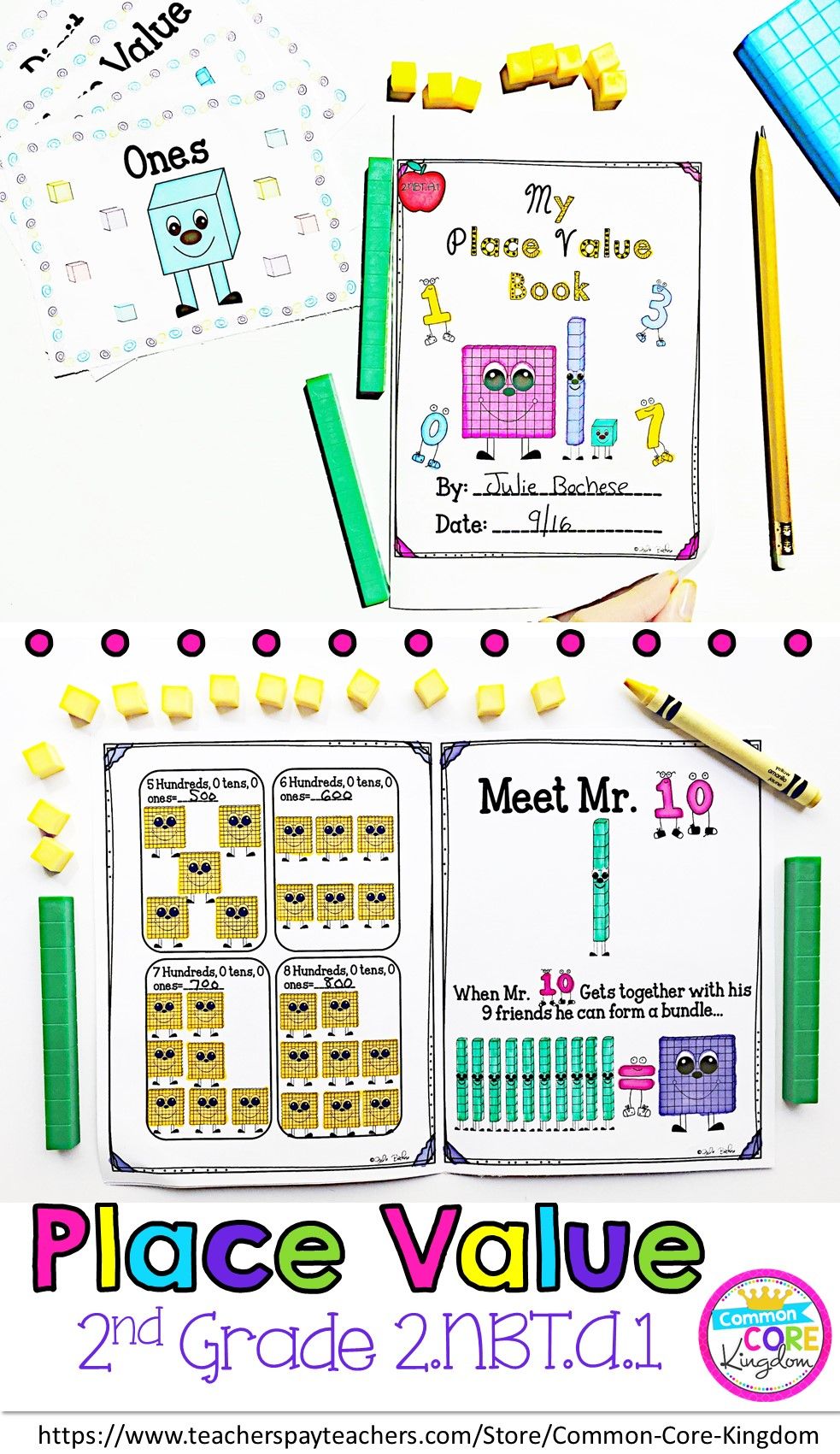 Place Value Fun for 2nd Graders with Free Worksheets