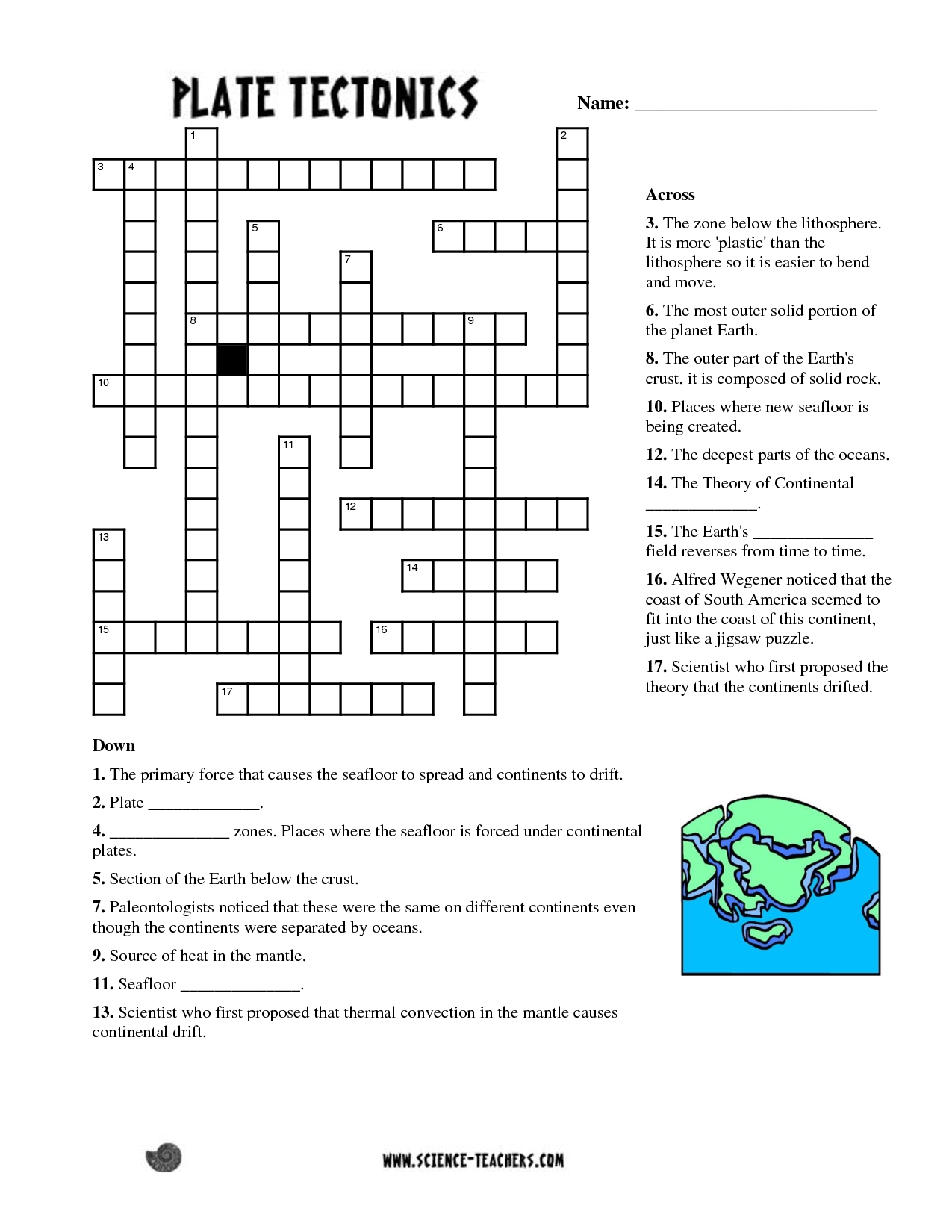 6 Essential Plate Tectonics Worksheet Answers