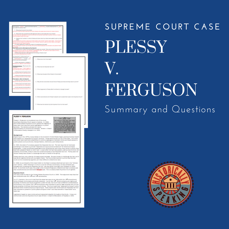 5 Key Takeaways from Plessy v Ferguson