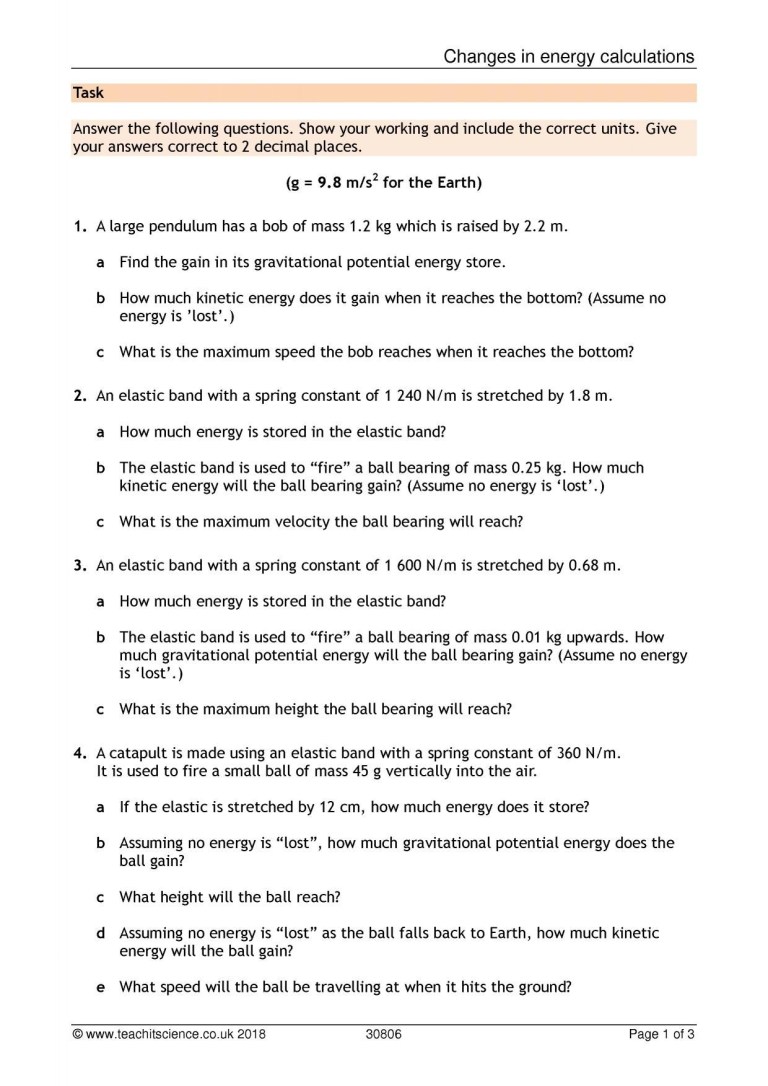 5 Ways to Solve Potential Energy Problems