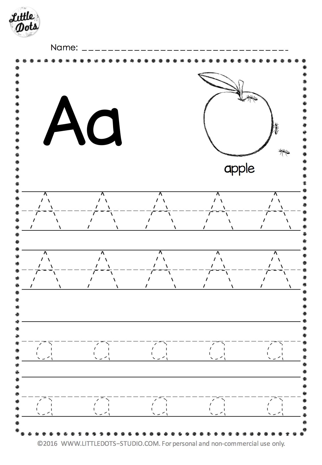 PreK Tracing Worksheets for Little Hands to Practice