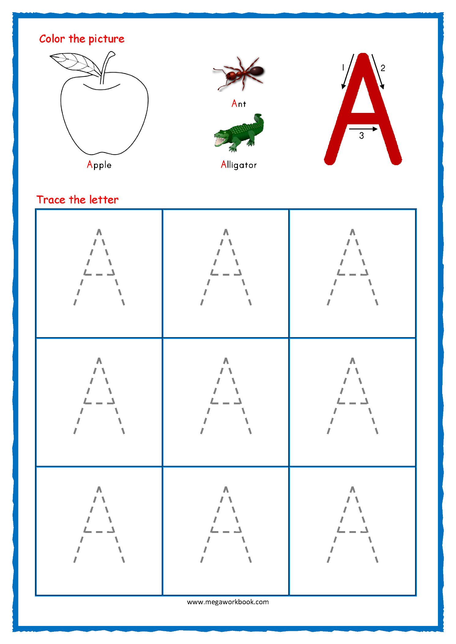 Preschool Tracing Letters Worksheets Free Tracinglettersworksheets Com