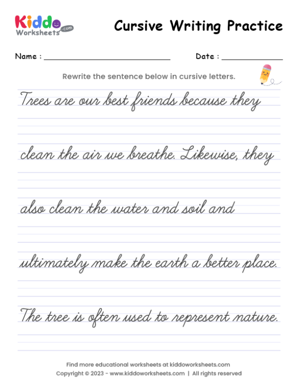 Print Handwriting Worksheets Pdf Free