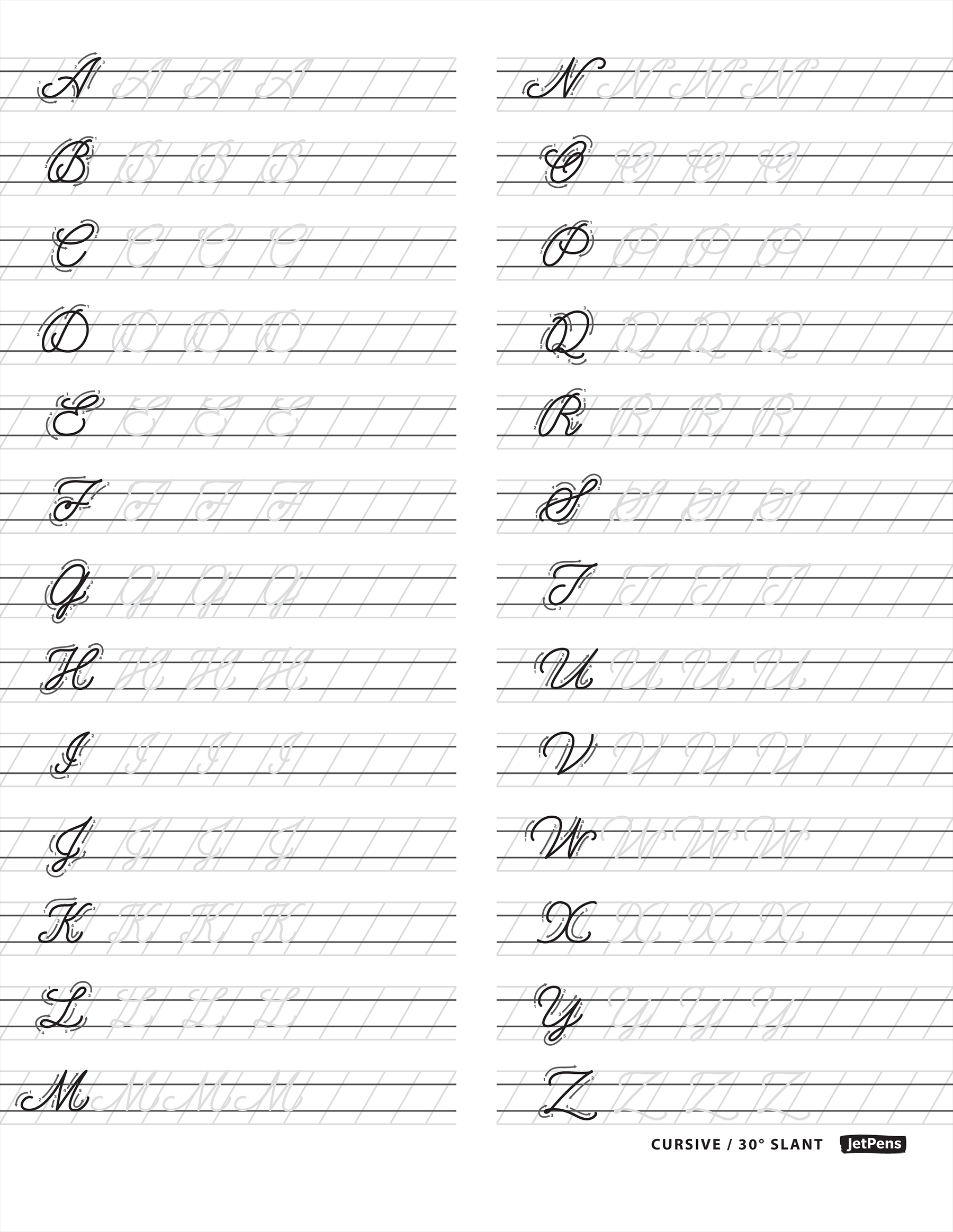 Printable Cursive Sheets