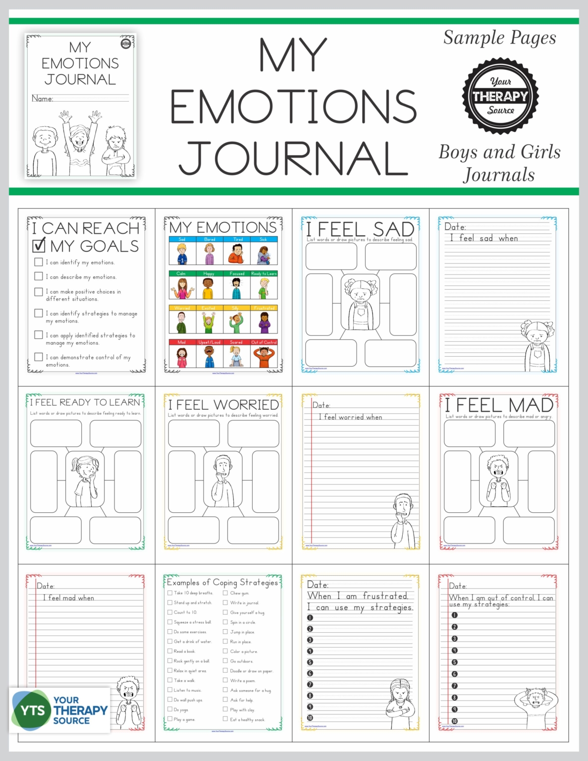 Printable Emotion Focused Therapy Worksheets