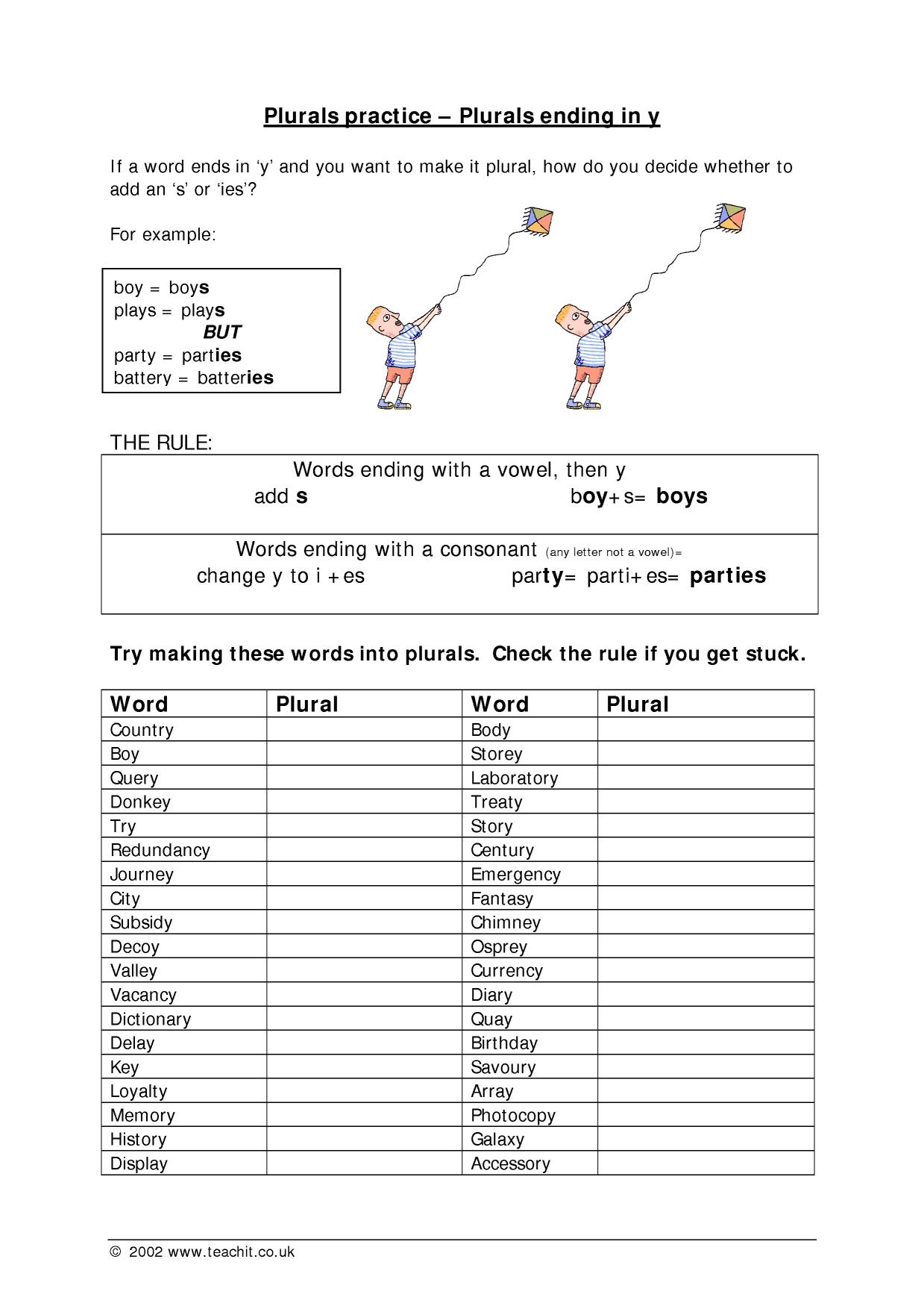 Free KS3 English Worksheets to Print