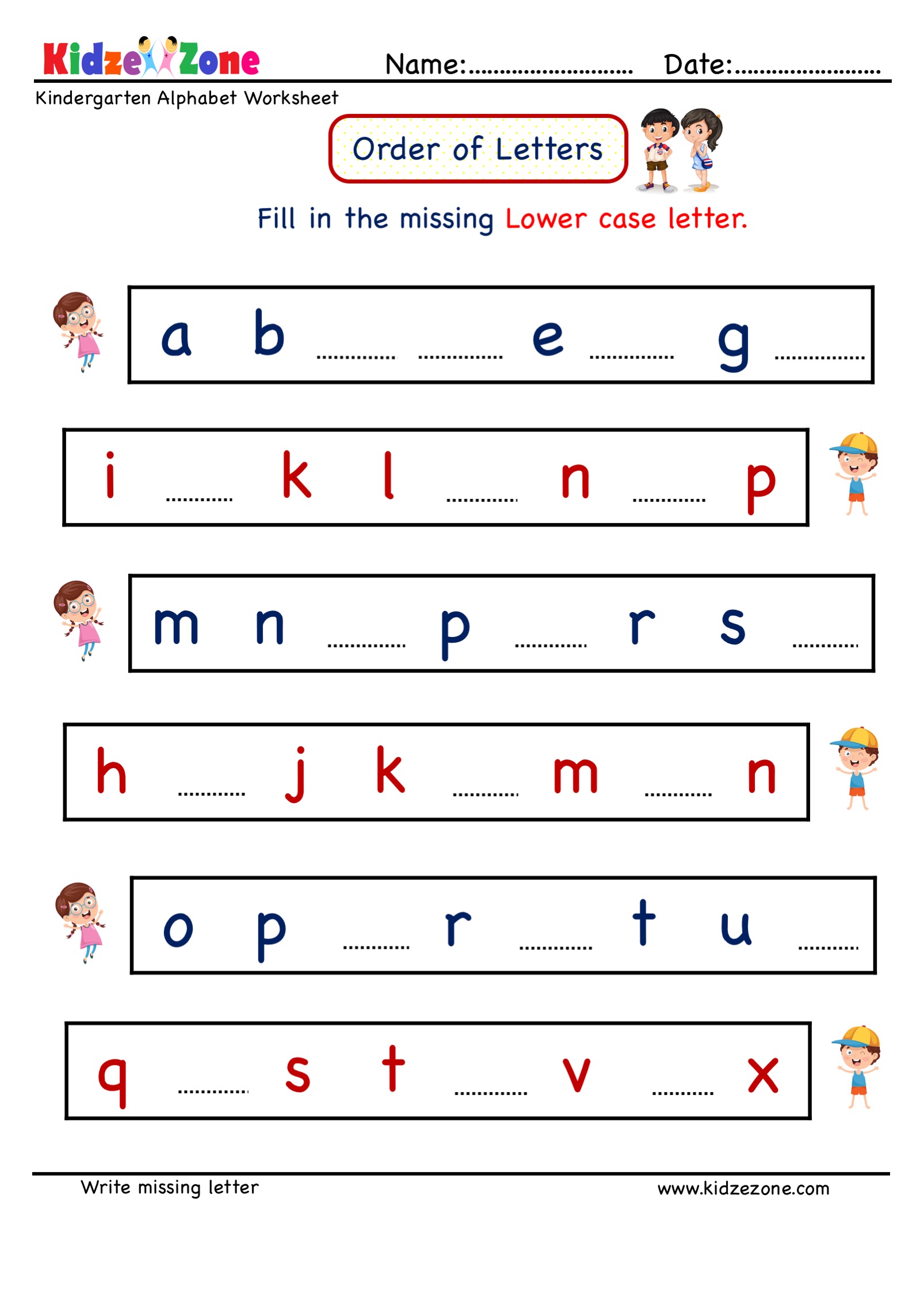 5 Free Letter I Worksheets