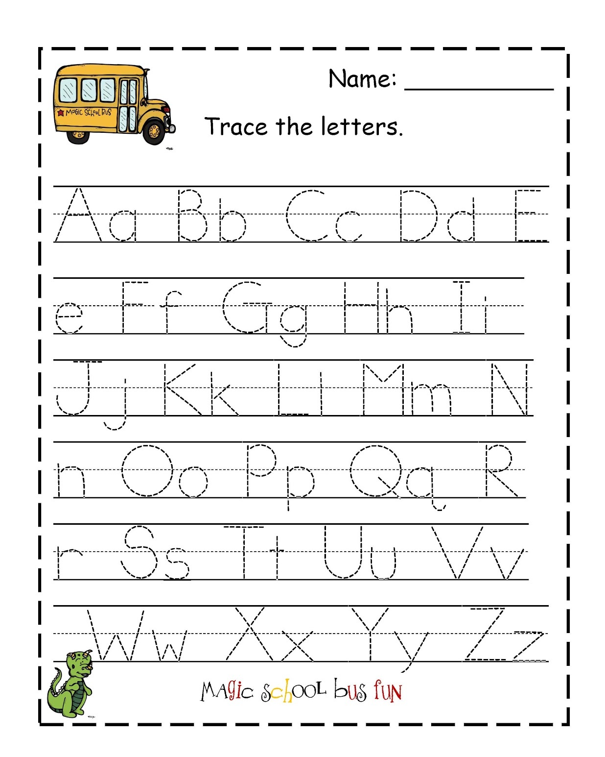 Free Printable Letter Worksheets for Kids