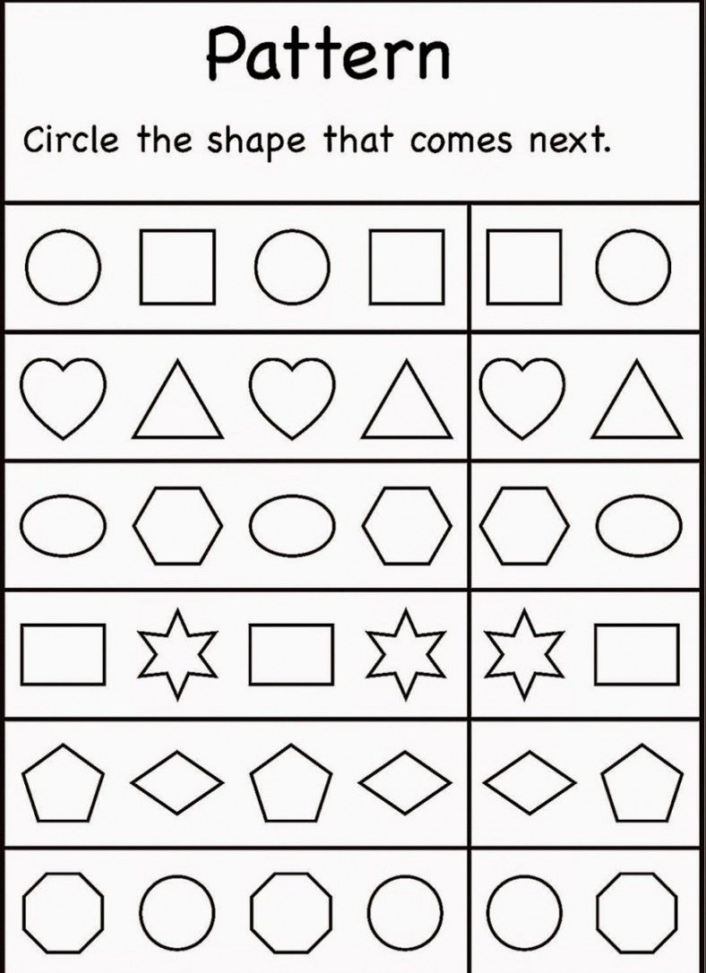 Printable Worksheets 4 Year Olds