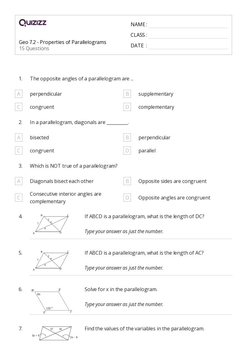 7 Essential Properties of Parallelograms to Master