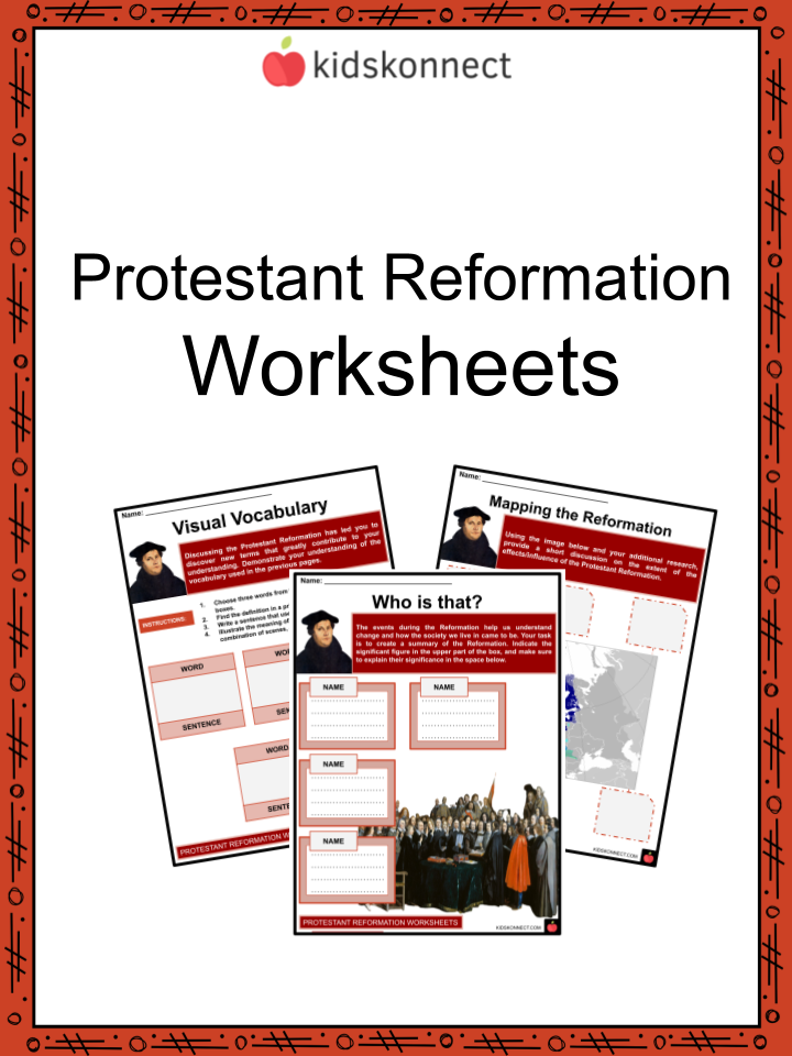 Protestant Reformation Worksheet