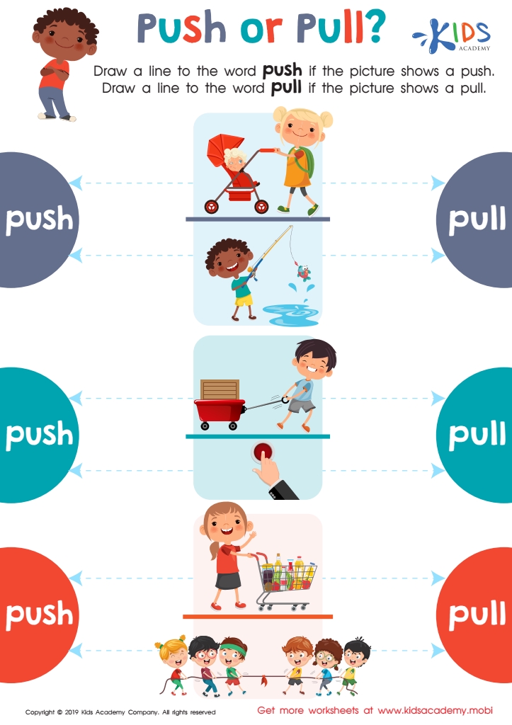 5 Fun Push and Pull Worksheets for Kids