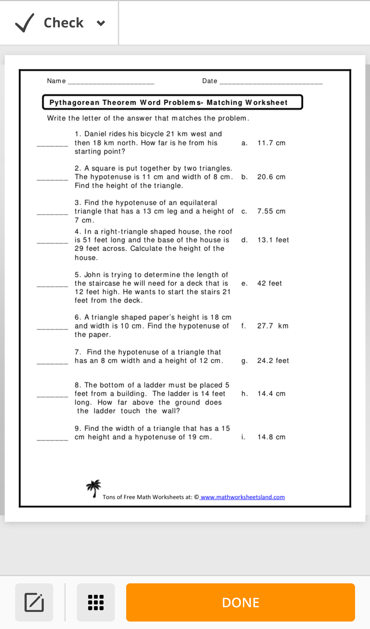 Pythagorean Theorem Word Problems Made Easy