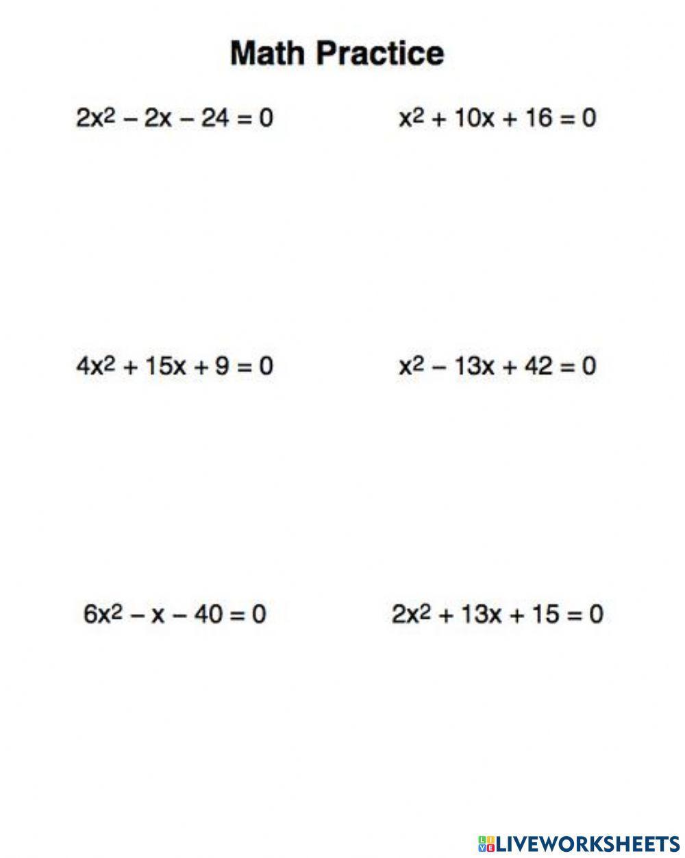 5 Ways to Master Quadratic Equation Factoring