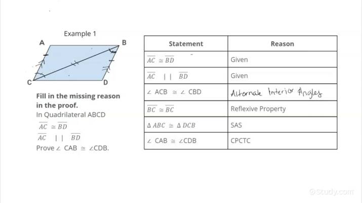 Quadrilateral Proofs Worksheet With Answers