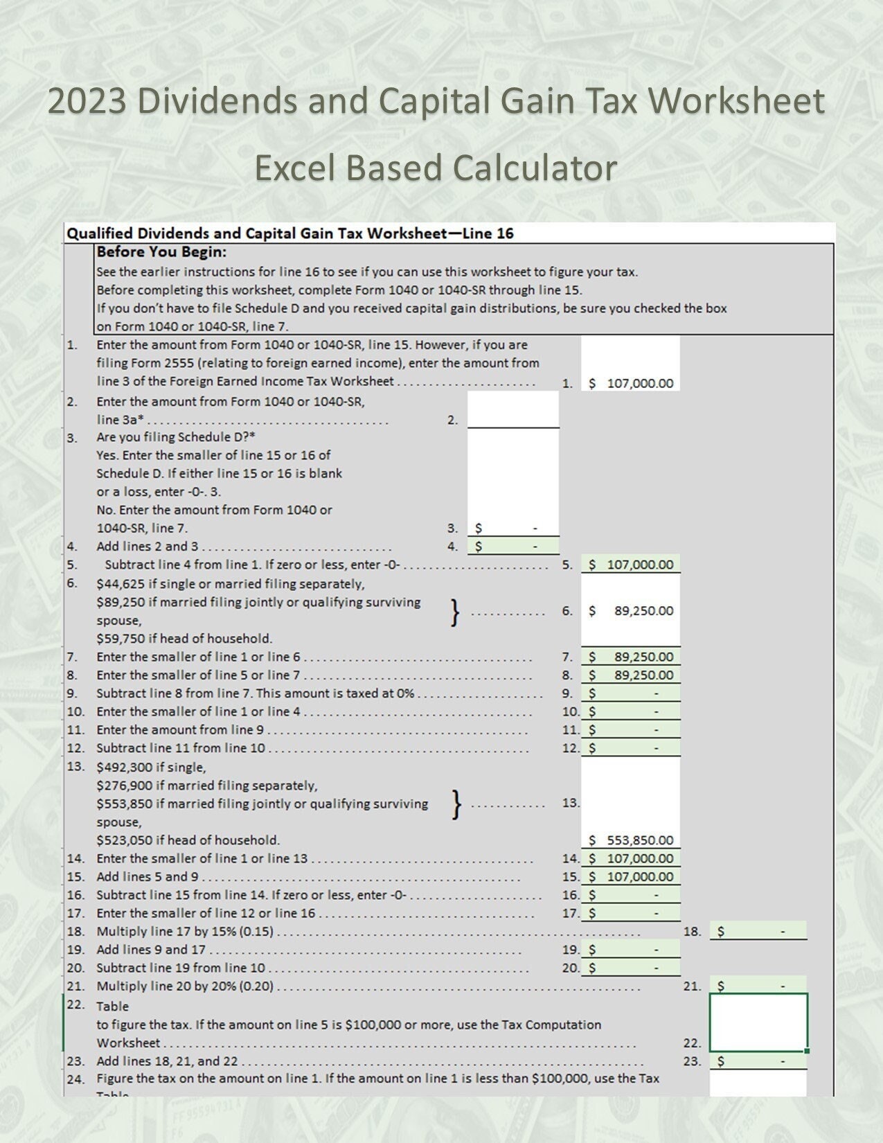 Navigating Qualified Dividends and Capital Gain Tax Rates