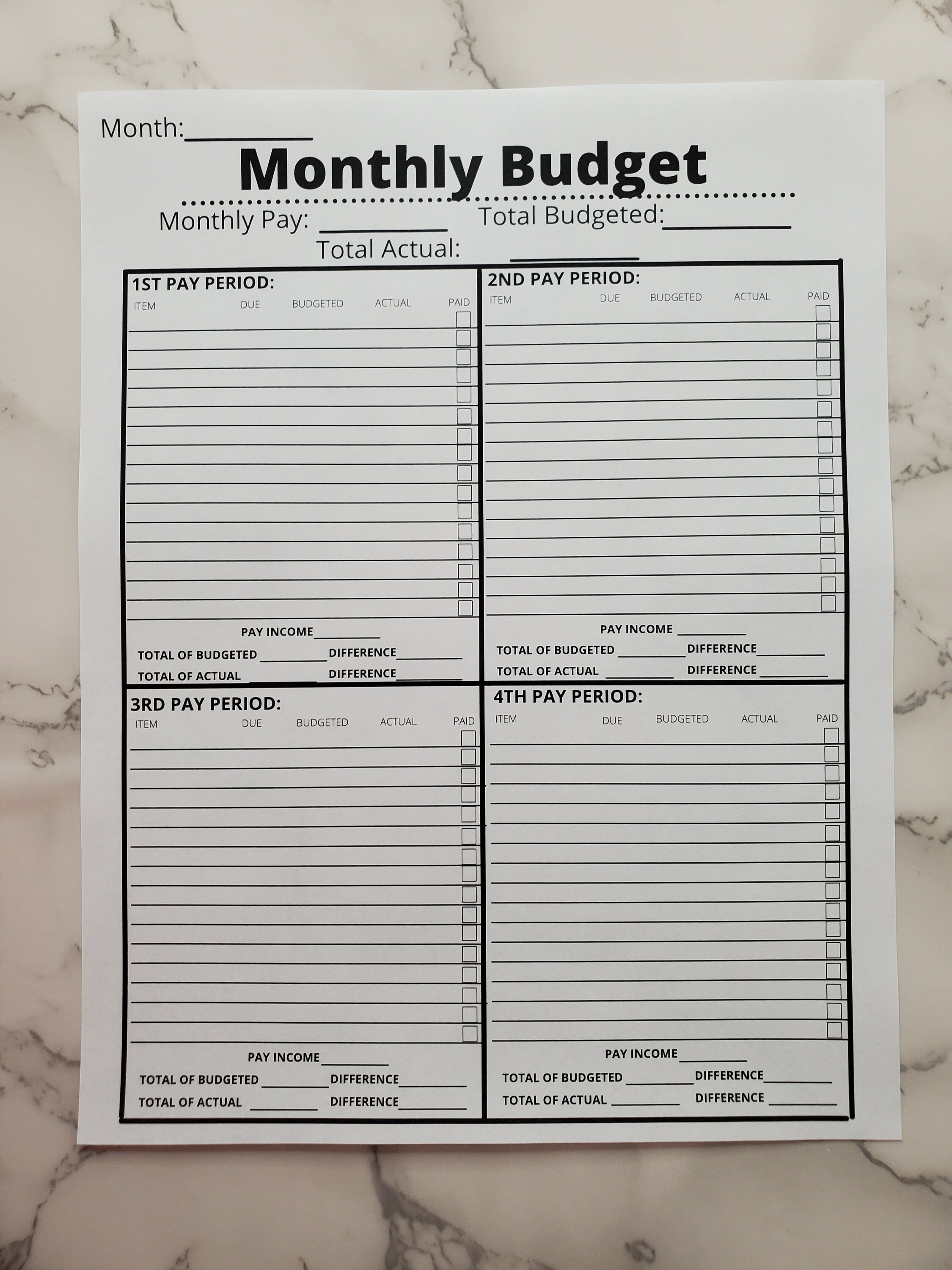 Create a Ramsey Budget Worksheet Easily Today